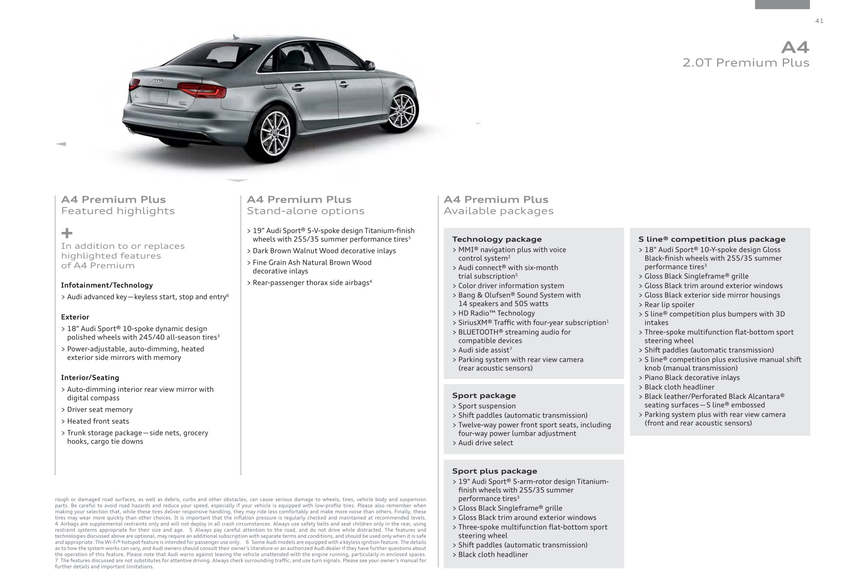 2016 Audi A4 Brochure Page 10
